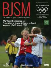 British Journal of Sports Medicine: 51 (4)