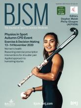 British Journal of Sports Medicine: 54 (18)