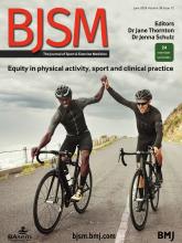 British Journal of Sports Medicine: 58 (12)