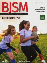 British Journal of Sports Medicine: 58 (14)
