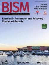 British Journal of Sports Medicine: 59 (3)
